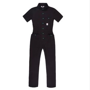 Topo designs jumpsuit size small black